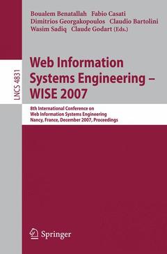 Couverture de l’ouvrage Web Information Systems Engineering – WISE 2007