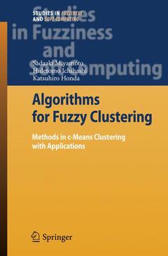 Couverture de l’ouvrage Algorithms for Fuzzy Clustering