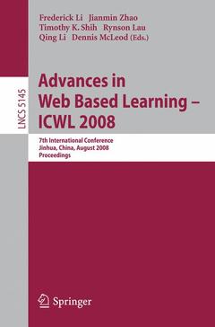 Couverture de l’ouvrage Advances in Web Based Learning - ICWL 2008