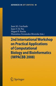 Couverture de l’ouvrage 2nd International Workshop on Practical Applications of Computational Biology and Bioinformatics (IWPACBB 2008)
