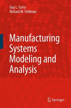Couverture de l’ouvrage Manufacturing systems modeling and analysis