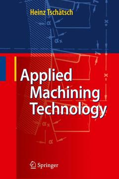 Couverture de l’ouvrage Applied Machining Technology