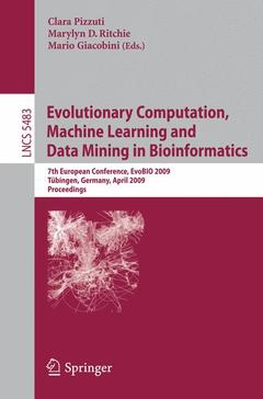 Cover of the book Evolutionary Computation, Machine Learning and Data Mining in Bioinformatics