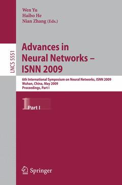Couverture de l’ouvrage Advances in Neural Networks - ISNN 2009
