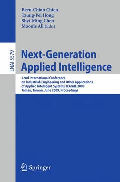 Couverture de l’ouvrage Next-Generation Applied Intelligence