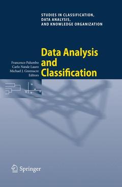Couverture de l’ouvrage Data Analysis and Classification