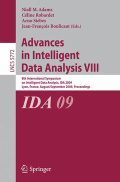 Couverture de l’ouvrage Advances in Intelligent Data Analysis VIII