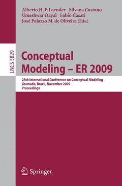 Couverture de l’ouvrage Conceptual Modeling - ER 2009