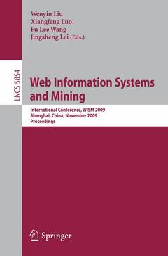 Couverture de l’ouvrage Web Information Systems and Mining