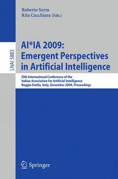Couverture de l’ouvrage AI*IA 2009: Emergent Perspectives in Artificial Intelligence