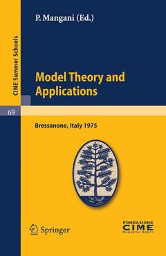 Cover of the book Model Theory and Applications