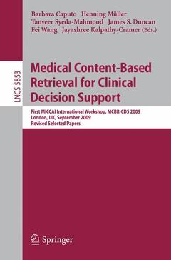 Couverture de l’ouvrage Medical Content-Based Retrieval for Clinical Decision Support