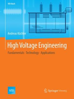 Couverture de l’ouvrage High Voltage Engineering