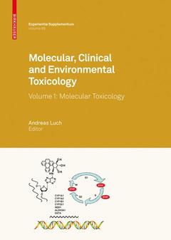 Couverture de l’ouvrage Molecular, Clinical and Environmental Toxicology