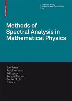Couverture de l’ouvrage Methods of Spectral Analysis in Mathematical Physics