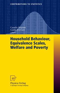 Couverture de l’ouvrage Household Behaviour, Equivalence Scales, Welfare and Poverty
