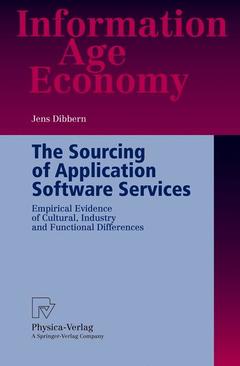 Cover of the book The Sourcing of Application Software Services