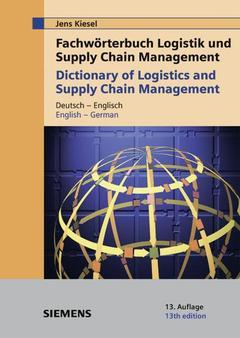 Couverture de l’ouvrage Dictionary of logistics & supply chain management, (German-English/EnglishGerman),