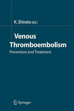 Couverture de l’ouvrage Venous Thromboembolism