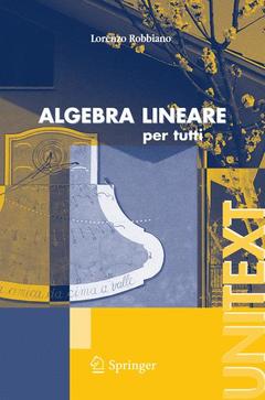 Couverture de l’ouvrage Algebra lineare