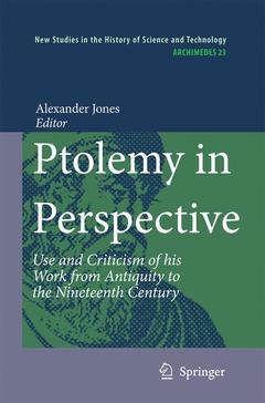 Couverture de l’ouvrage Ptolemy in Perspective