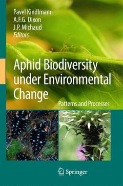 Couverture de l’ouvrage Aphid Biodiversity under Environmental Change