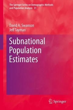 Couverture de l’ouvrage Subnational Population Estimates