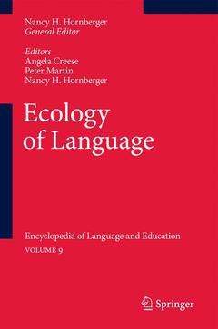 Couverture de l’ouvrage Ecology of Language