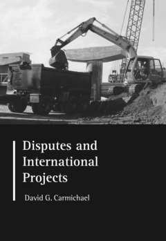 Couverture de l’ouvrage Disputes and International Projects