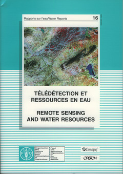 Cover of the book Télédétection et ressources en eau / Remote sensing and water resources