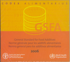 Couverture de l’ouvrage General standard for food additives. GFSA 2006