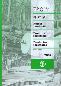 Couverture de l’ouvrage Yearbook of forest products 2003-2007 (FAO forestry series N° 42, FAO statistics series N° 196) Multilingual (En/Fr/ Es/Ar/Ch) 2007