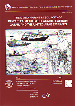 Cover of the book Living marine resources of Kuwait, Eastern Saudi Arabia , Bahrain, Qatar and the United Arab Emirates
