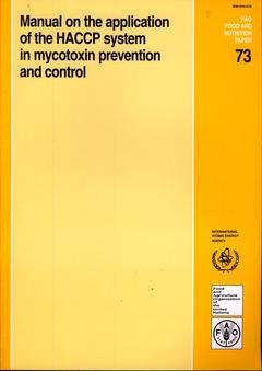 Cover of the book Manual on the application of the HACCP system in mycotoxin prevention & control