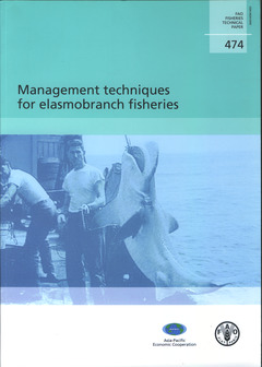 Couverture de l’ouvrage Management techniques for elasmobranch fisheries