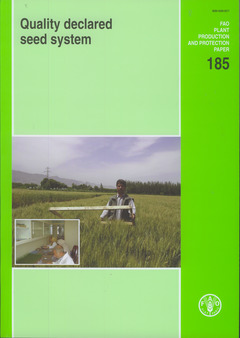 Cover of the book Quality declared seed system