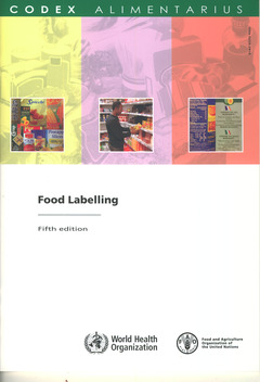 Couverture de l’ouvrage Food labelling (5th Ed)