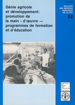 Cover of the book Génie agricole & développement