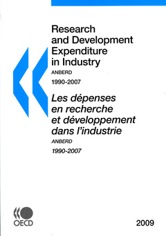 Couverture de l’ouvrage Les dépenses en recherche & développement dans l'industrie 2009 (ANBERD) (Bilingue Français-Anglais)