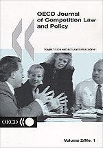 Couverture de l’ouvrage Oecd journal of competition law and poli cy volume 2 no 1