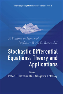 Couverture de l’ouvrage Stochastic differential equations : theory and applications (Interdiscipline mathematical sciences, Vol. 2)