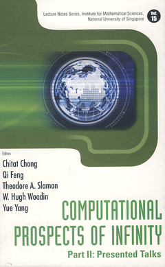Cover of the book Computational prospects of infinity Part II: Presented talks