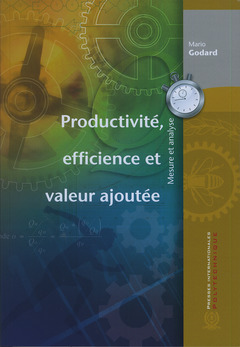Couverture de l’ouvrage Productivité, efficience et valeur ajoutée