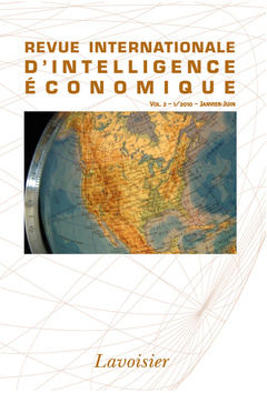 Couverture de l’ouvrage Revue internationale d'intelligence économique Vol.2 - 1/2010 - Janvier-Juin