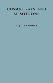 Cover of the book Cosmic Rays and Mesotrons