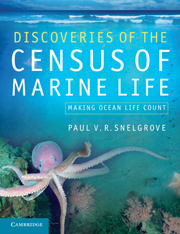 Couverture de l’ouvrage Discoveries of the Census of Marine Life