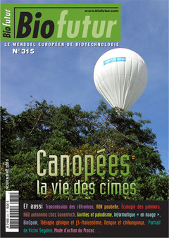 Couverture de l’ouvrage Biofutur N° 315 : Canopées la vie des cimes (Novembre 2010)