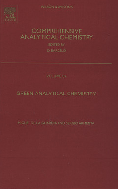 Couverture de l’ouvrage Green Analytical Chemistry