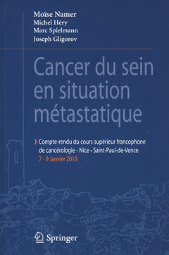 Couverture de l’ouvrage Cancer du sein en situation métastatique