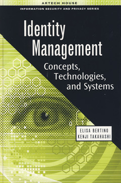 Couverture de l’ouvrage Identity management : concepts, technologies and systems